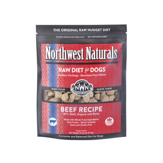 Northwest Naturals Raw Dog Food, Protein: Beef, Size: 6 lb