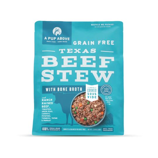 A Pup Above Cooked Dog Food, Protein: Beef, Size: 3 lb
