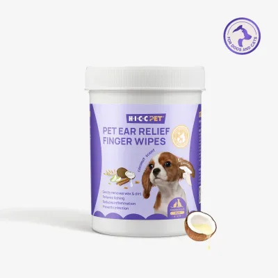 HICC Pet Ear Relief Finger Wipes