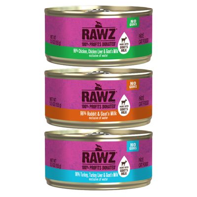 Rawz Goat Milk Wet Cat Food