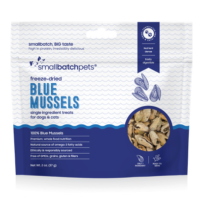 Small Batch Freeze Dried Treats Blue Mussels