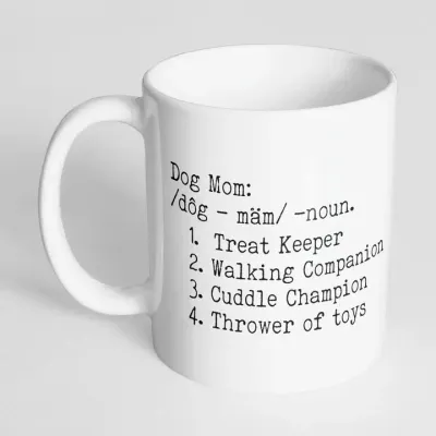 Dog Mom Definition Mug