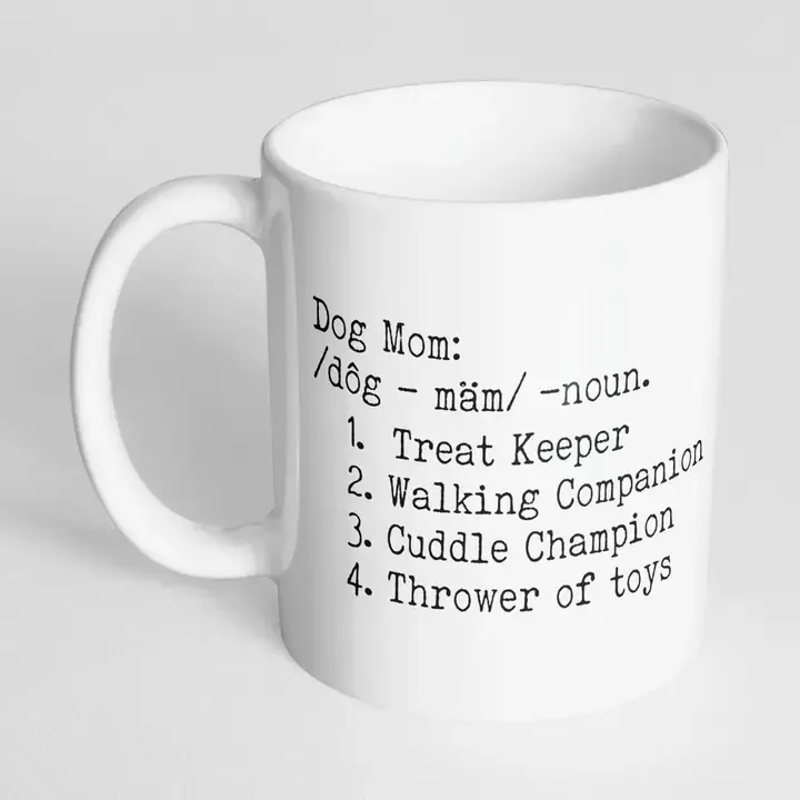 Dog Mom Definition Mug
