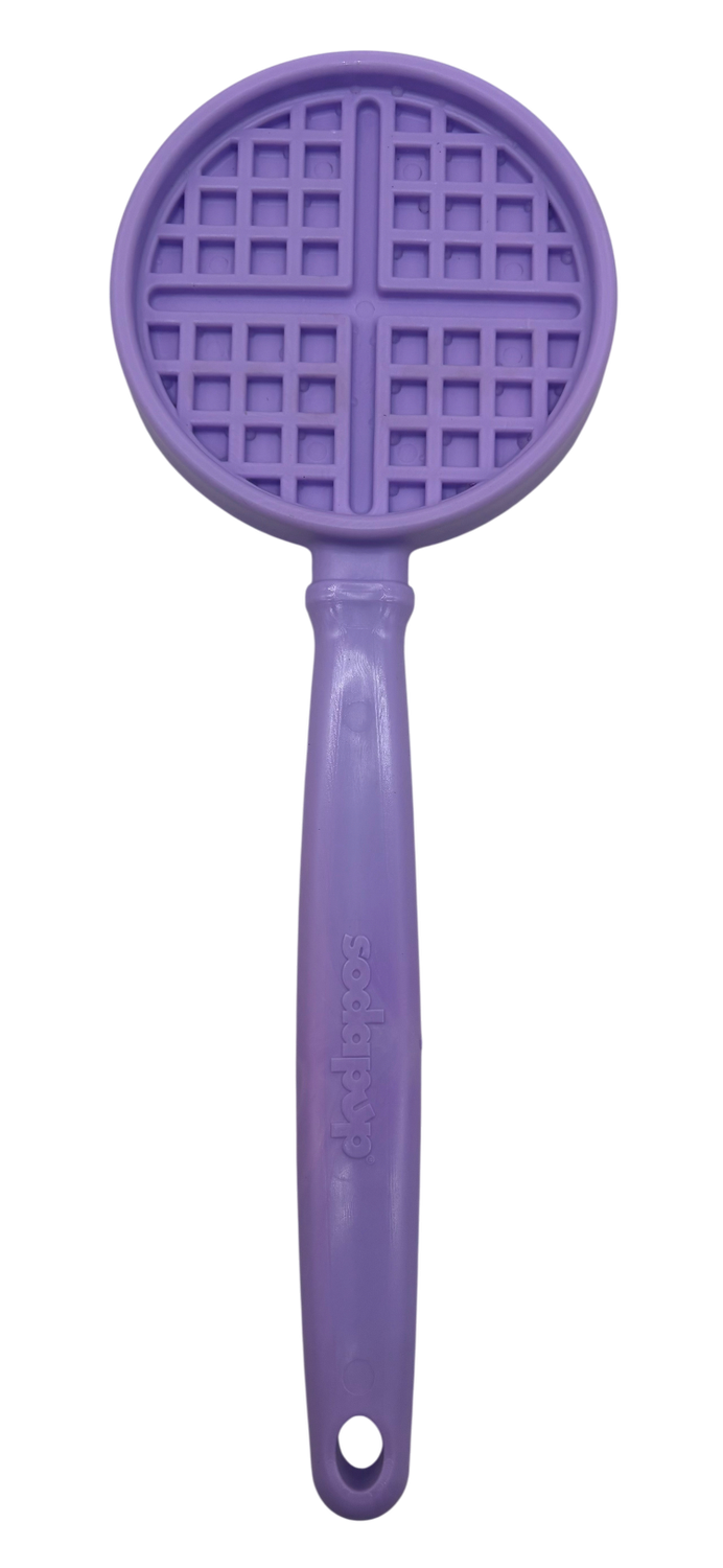 Interactive Lick Stick, Title: Waffle Lick Stick - Pastel Purple