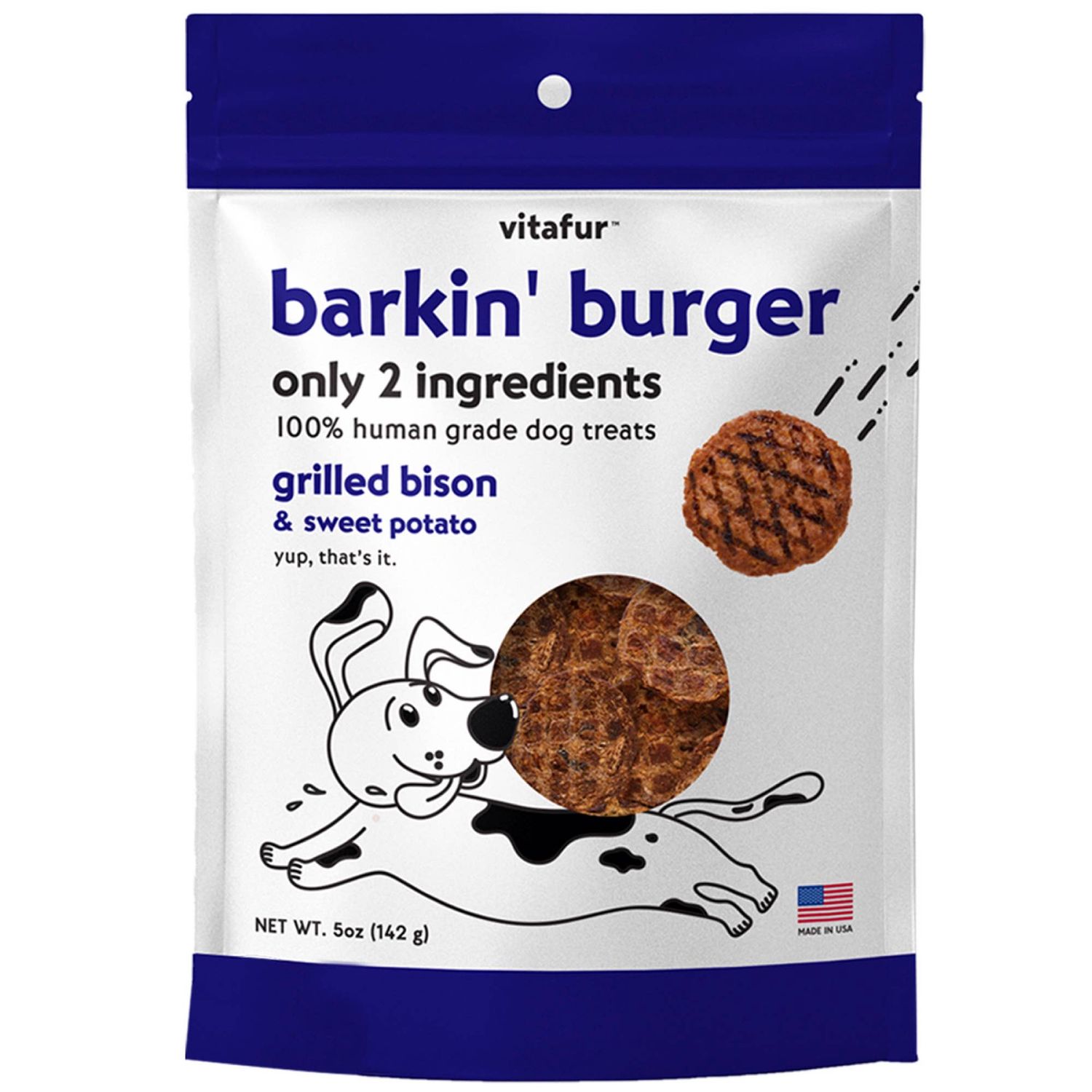 Barkin Burger Grilled Bison & Sweet Potato