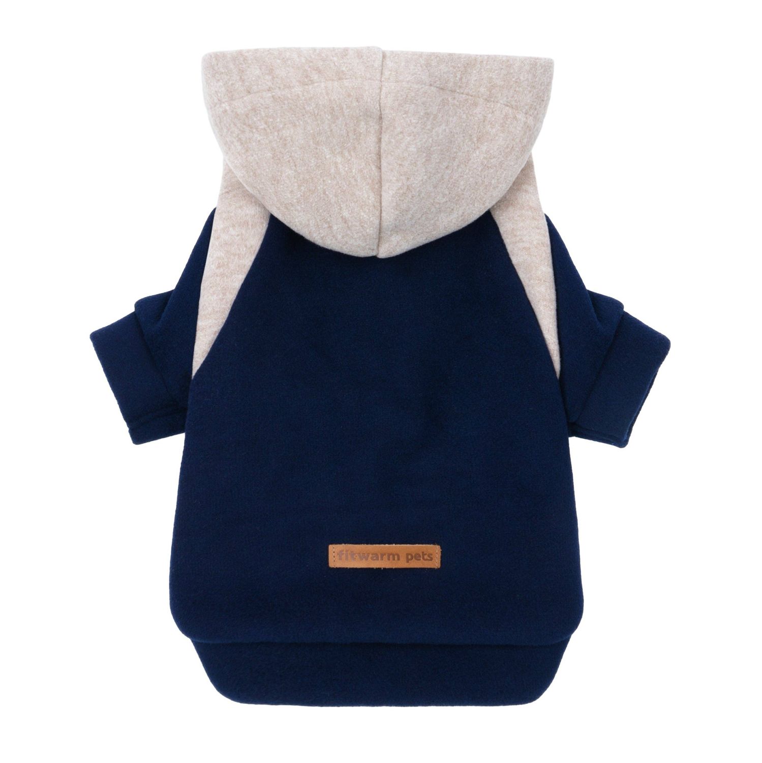 Colorblock Dog Hoodie, Color: Blue, Size: Small