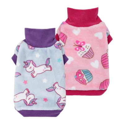 Fleece Print Sweater