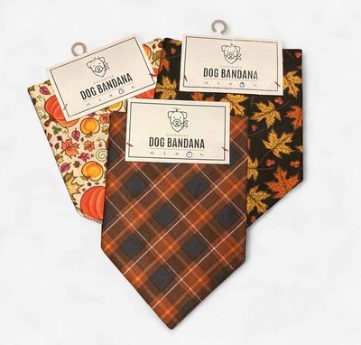 Autumn Fall  Dog Bandanas