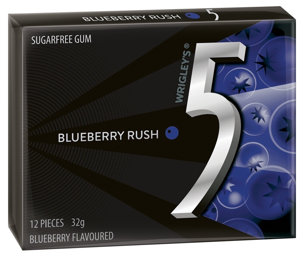 5 Gum Berry Rush 32g