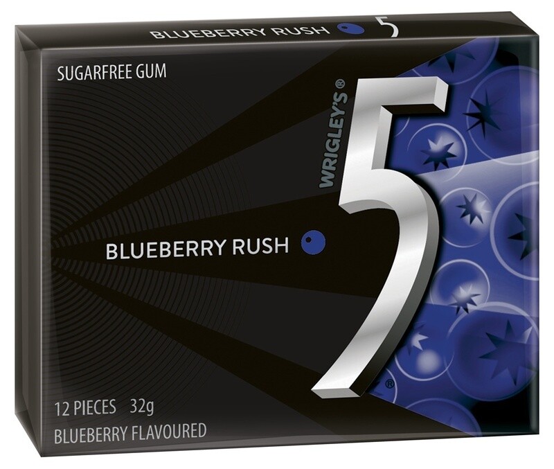 5 Gum Berry Rush 32g