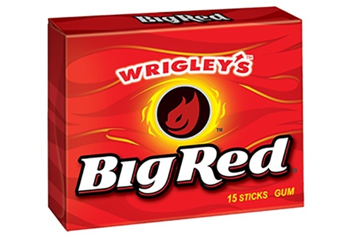 Wrigley's Big Red Cinnamon Gum 15 Sticks