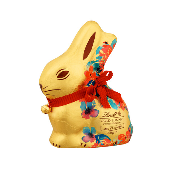 Lindt Milk Flower Bunny 200g