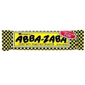 Abba Zabba Chewy Taffy Peanut Butter Center 57g
