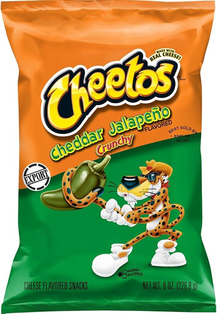 Cheetos Cheddar Jalapeño Crunchy 226.8g