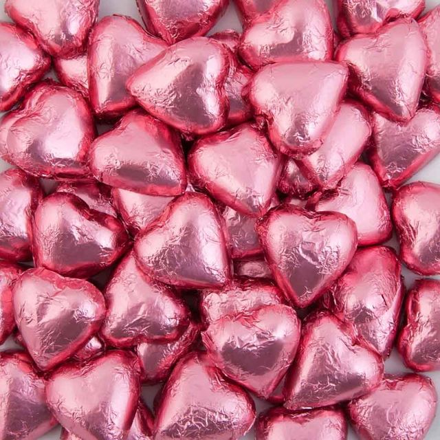 Lolliland Pink Hearts Chocolate 500g