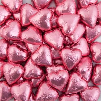 Lolliland Pink Hearts Chocolate 500g