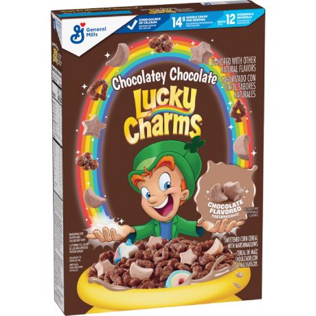 General Mills Lucky Charms Chocolatey Chocolate Cereal 300g