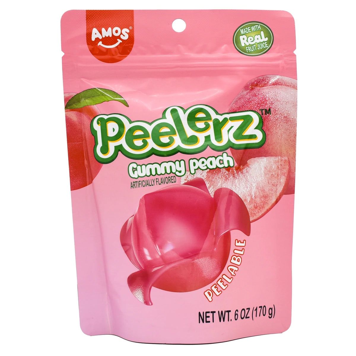 Amos Peelerz Gummy Peach 150g