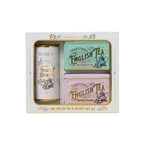 Traditional English Tea Fine English Tea and Biscuits Gift Set