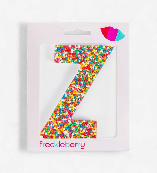 Freckleberry Milk Chocolate Freckle Letter Z 40g