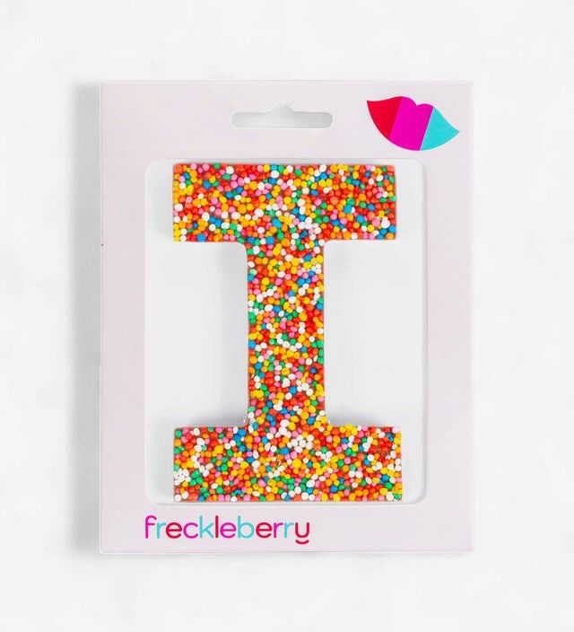 Freckleberry Milk Chocolate Freckle Letter I 40g