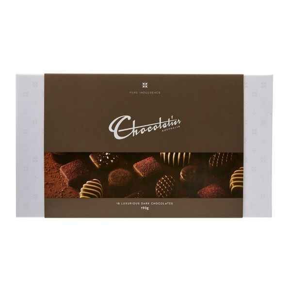 Chocolatier 18 Assorted Dark Chocolates 190g