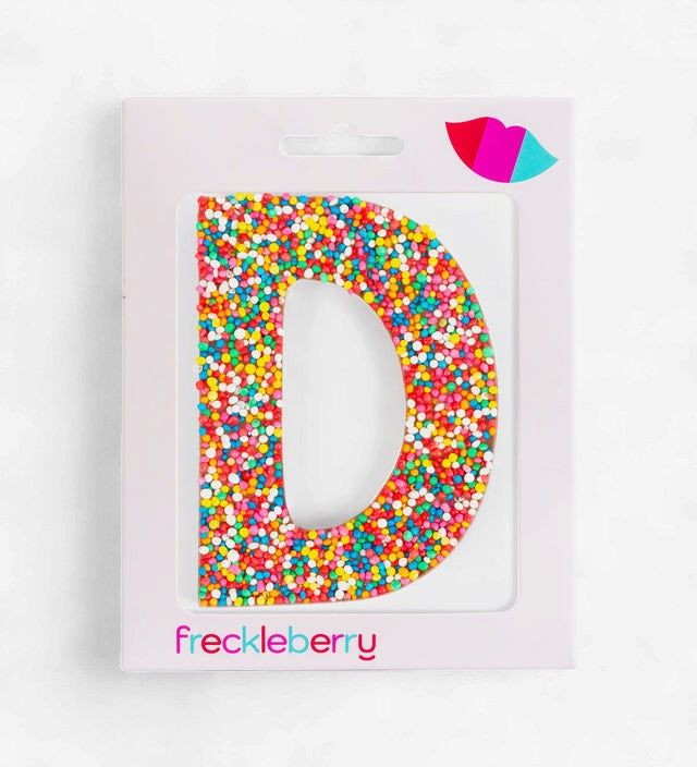 Freckleberry Milk Chocolate Freckle Letter D 40g