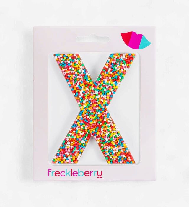 Freckleberry Milk Chocolate Freckle Letter X 40g