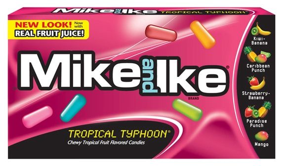 Mike &amp; Ike Chewy Tropical Typhoon Candy 120g