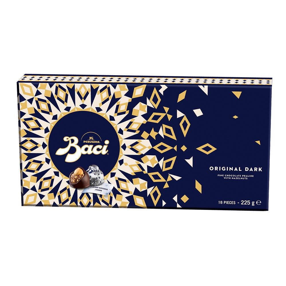 Baci Original Dark Box with Hazelnuts 18 Pieces 225g