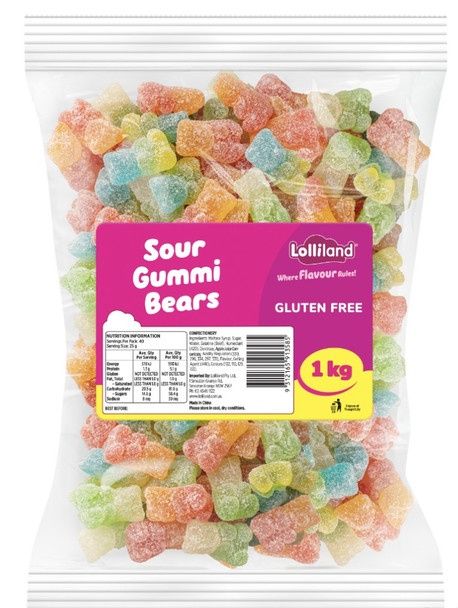 Lolliland Sour Gummybears 1kg