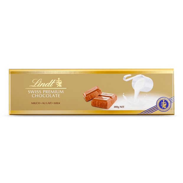 Lindt Swiss Premium Milk Chocolate Bar 300g