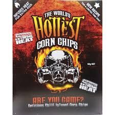 World's Hottest Corn Chips 50g