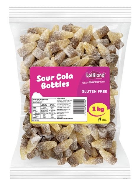 Lolliland Sour Cola Bottles 1kg