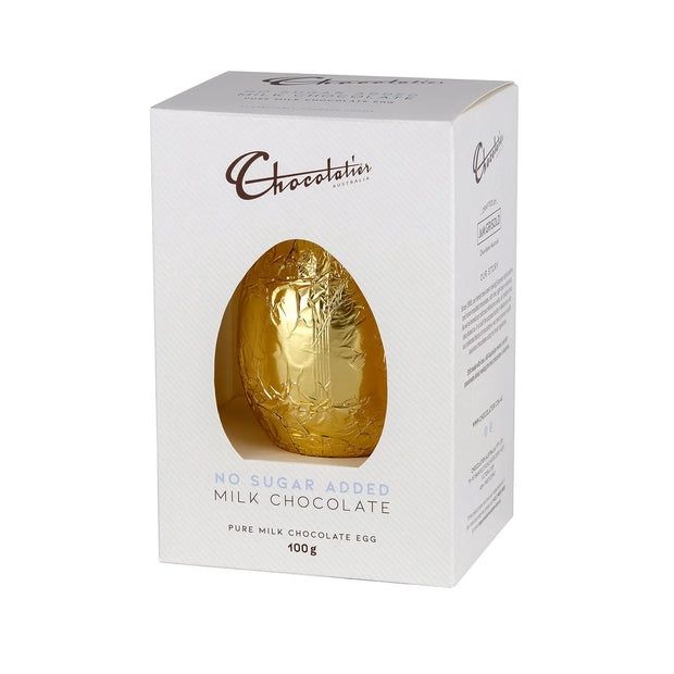 Chocolatier Pure Milk Chocolate Egg 100g - No Added Sugar