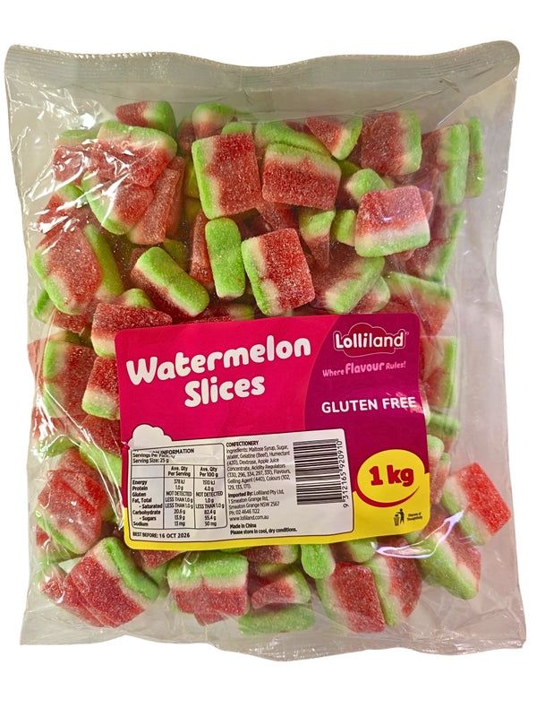 Lolliland Sour Watermelon Slice 1Kg