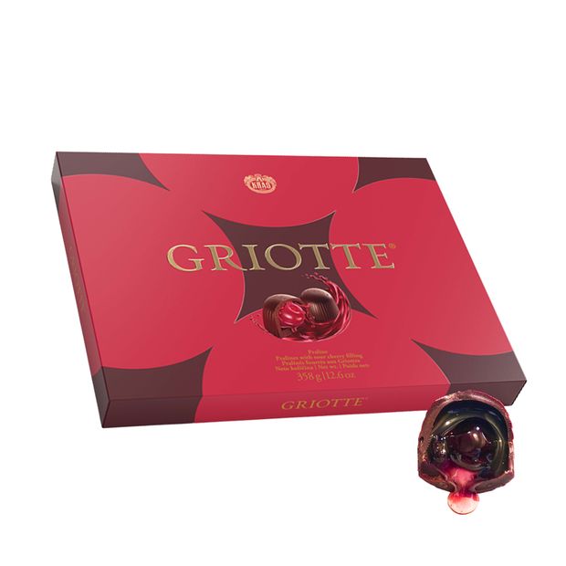 Griotte Pralines with Sour Cherry in Liqueur Filling Box 358g
