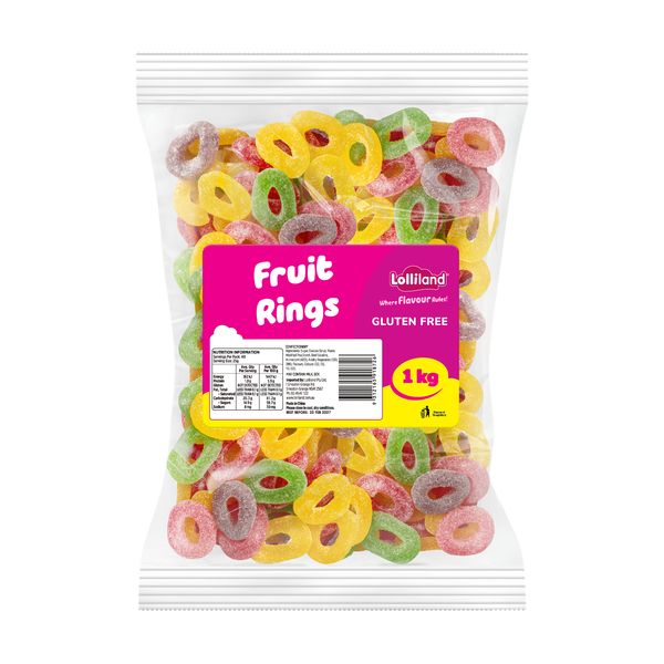 Lolliland Fruit Ring 1kg- Gluten Free