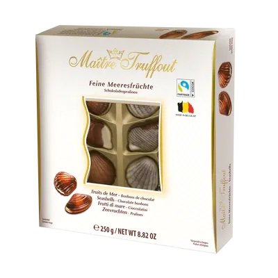 Maitre Truffout Pralines Sea Shells Blue 250g