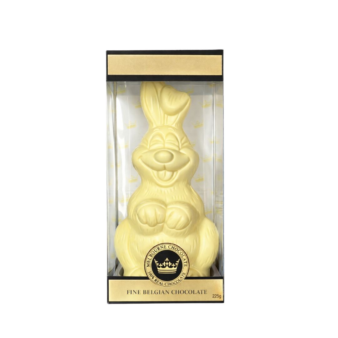 Melbourne Chocolate White Chocolate Sitting Rabbit 350g