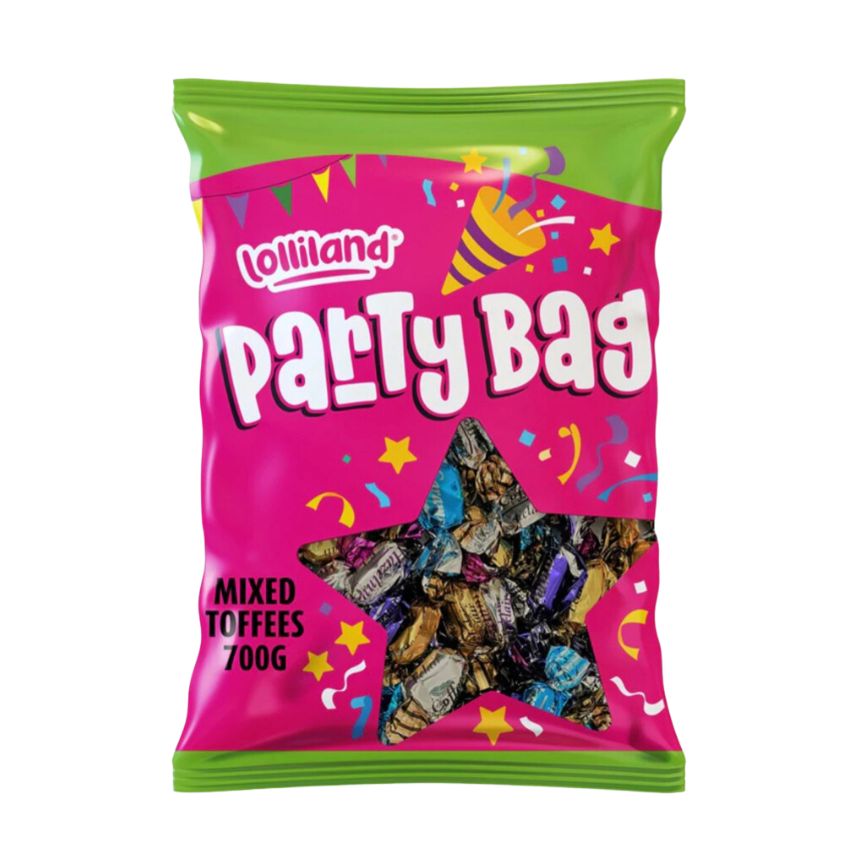 Lolliland Party Bag Mixed Toffees 700g