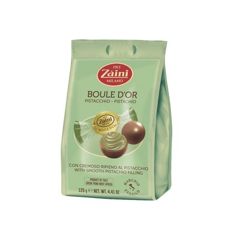 Zaini Chocolates Pistachio Bag (Boule d'Or Pistacchio) 125g