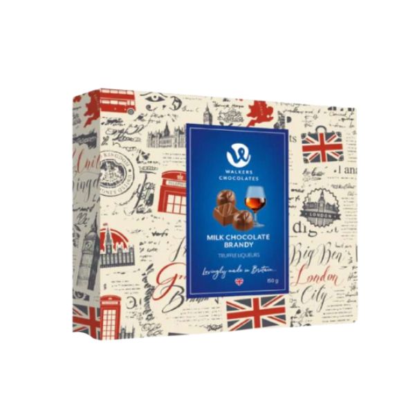 Walkers Milk Chocolate Brandy Liqueur Truffles 150g