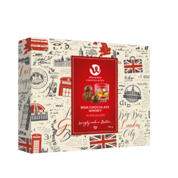 Walkers Milk Chocolate Scotch Whiskey Liqueur Truffles 150g