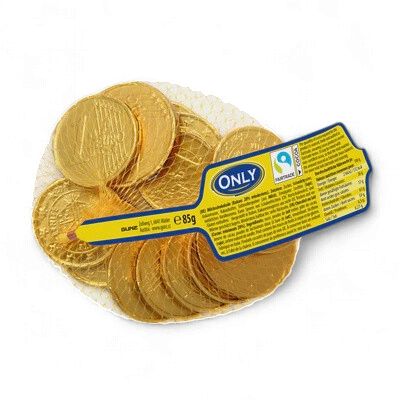 Only Chocolate Gold Coins 85g