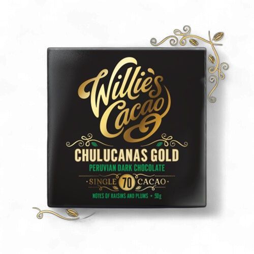 Willie's Cacao Chulucanas Gold 70 Peruvian Dark Chocolate 50g