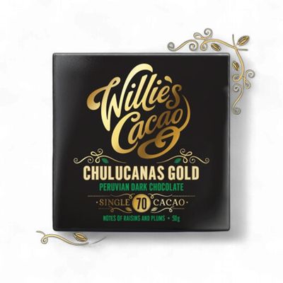 Willie's Cacao Chulucanas Gold 70 Peruvian Dark Chocolate 50g
