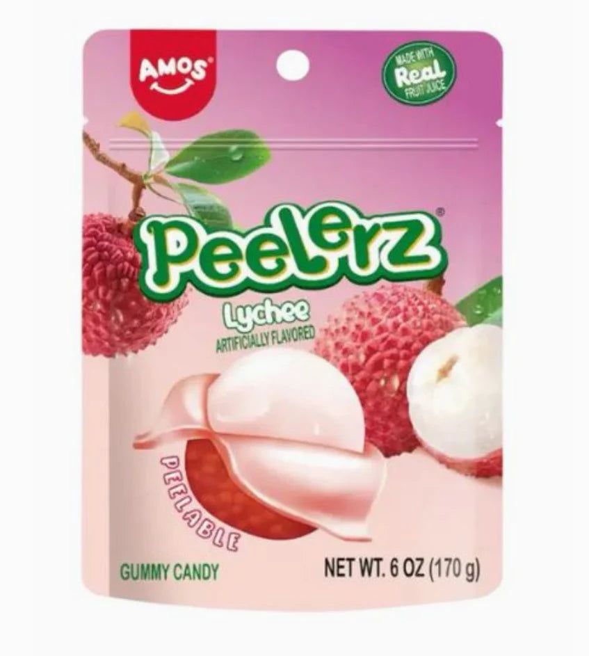 Amos Peelerz Gummy Lychee 150g