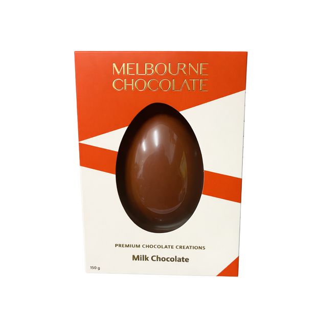 Melbourne Chocolate Belgian  Milk Chocolate Egg 150g