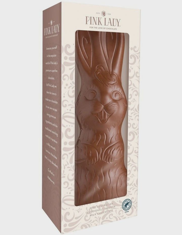 Pink Lady Milk Chocolate Bunny 300g